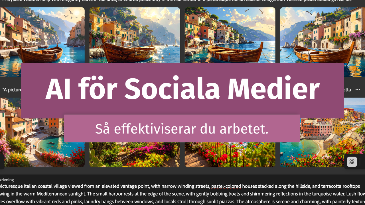 AI och ChatGPT för sociala medier